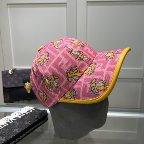 Fendi Men Womens Baseball Hat Luxury Brand Design Fendi Cap with Original Box  