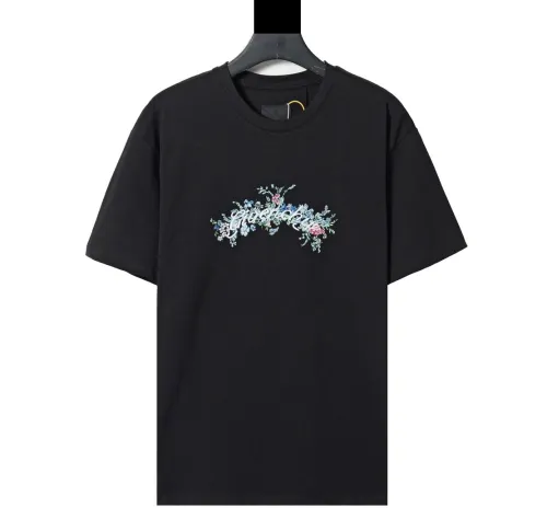 Givenchy Womens Mens Short Sleeve T-Shirt Luxury Brand T-shirt in cotton GIVENCHY Flowers   