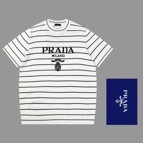 Prada Luxury Brand Men Womens Short Sleeve T-Shirt   