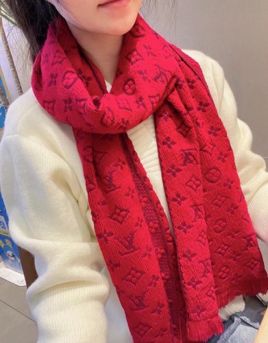 Louis Vuitton Scarves Men Womens Fashion Scarf with Original Box   