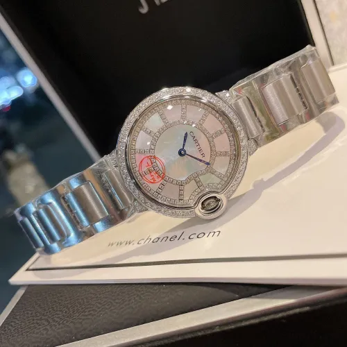 Cartier Womens Watch Luxury Brand Design Fashion Type with Original Box