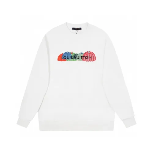 Louis Vuitton Womens Mens Long Sleeve Sweatshirt Luxury Brand Mens Hoodie   
