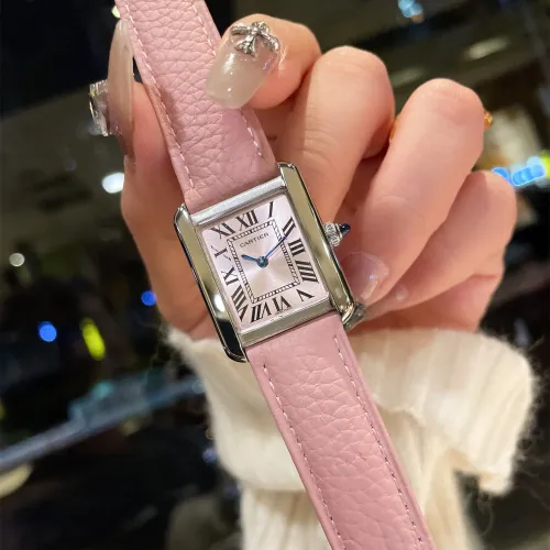 Cartier Womens Watch Luxury Brand Design Fashion Type with Original Box