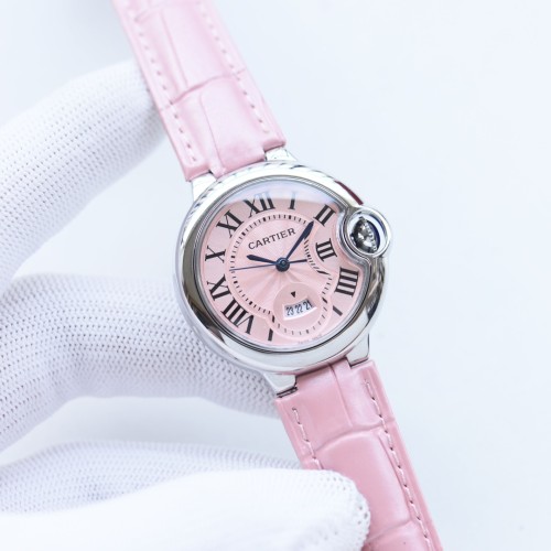 Cartier Womens Watch Luxury Brand Design Fashion Type with Original Box