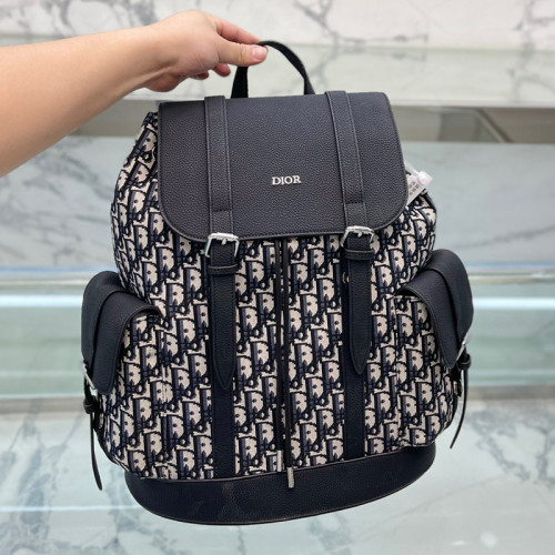Dior Womens Mens Bags Backpacks Luxury Brand Design Fashion Type DIOR EXPLORER BACKPACK Beige and Black Dior Oblique Jacquard without Original Box
