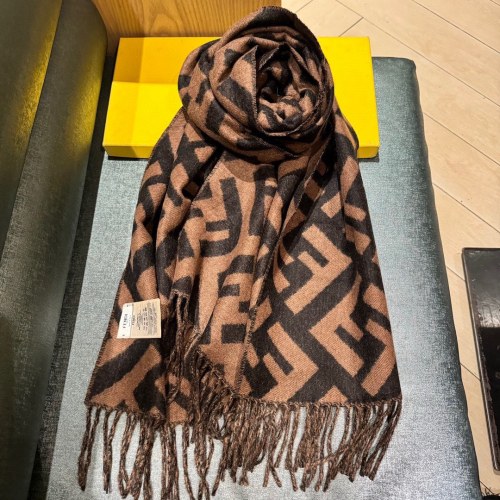 Fendi Scarves Men Womens Fashion Scarf035