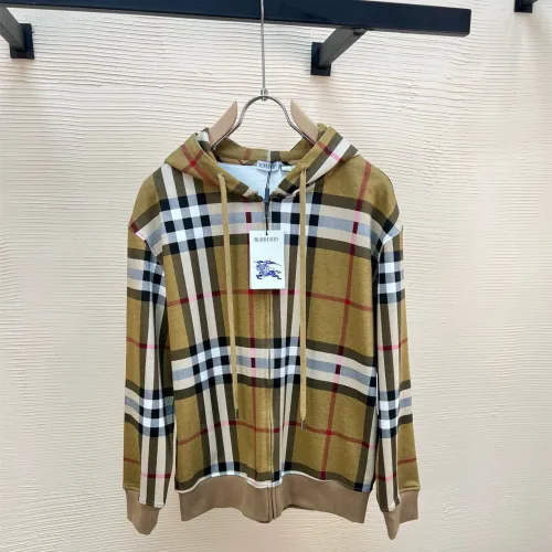 Burberry Womens Mens Sweatshirt Luxury Brand Mens Zip Hoodie   