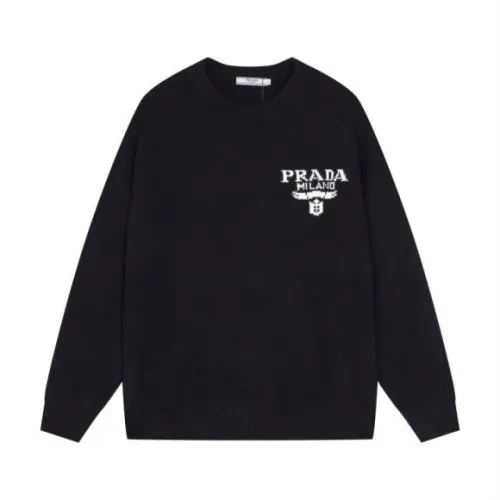 Prada Men Womens Sweater Luxury Brand Mens Knitwear Top Quality   