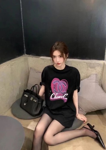 Chanel Luxury Brand Women Mens Short Sleeve T-Shirt   