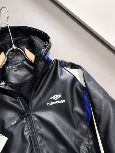 Balenciaga Men Womens Jackets Coat Luxury Brand Mens Zip Hoodie Jacket Top Quality   