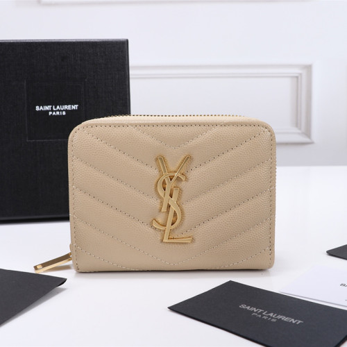 Saint Laurent YSL Womens Bag Designer Luxury Brand Women Wallets Coin Purse with Original Box