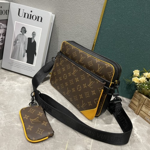 Louis Vuitton Mens Shoulder Bags Luxury Brand Fashion Type Trio Messenger M21396 with Original Box  
