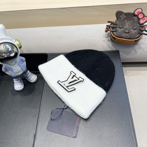 Louis Vuitton Womens Mens Cap Knit Hat Luxury Brand with Original Box  