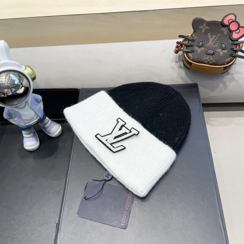 Louis Vuitton Womens Mens Cap Knit Hat Luxury Brand with Original Box  