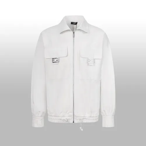 Fendi Men Womens Coat Luxury Brand Mens Denim Jacket Top Quality   