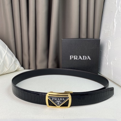 Prada Mens Belt Luxury Brand Fashion Men Belts with Original Box