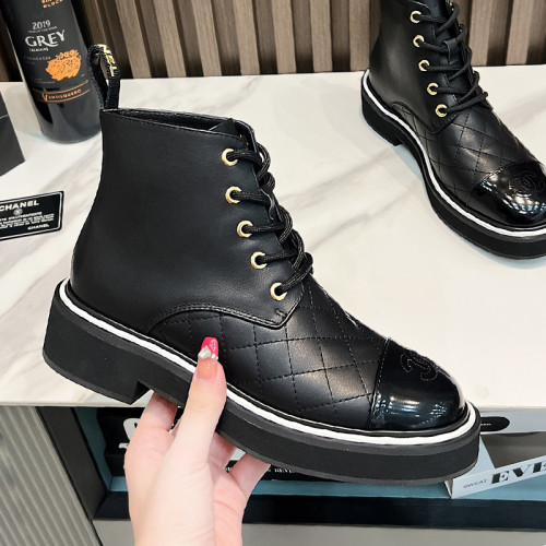 Chanel Womens Shoes Boots Luxury Brand Design with Original Box Women Fashion Ankle Boots Booties