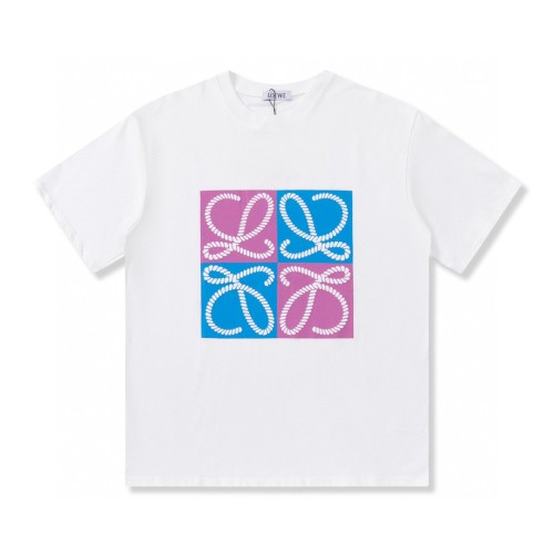 Loewe Luxury Brand Men Womens Short Sleeve T-Shirt   