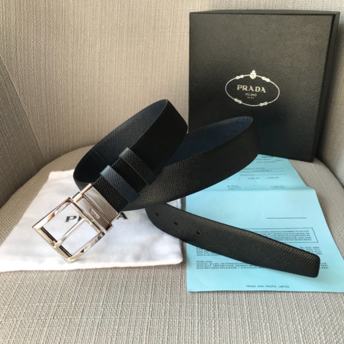 Prada Mens Belt Luxury Brand Fashion Men Belts with Original Box
