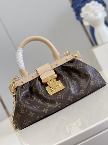 Louis Vuitton Womens Bags Messenger Shoulder Bags Luxury Brand Monogram Clutch M46544 with Original Box