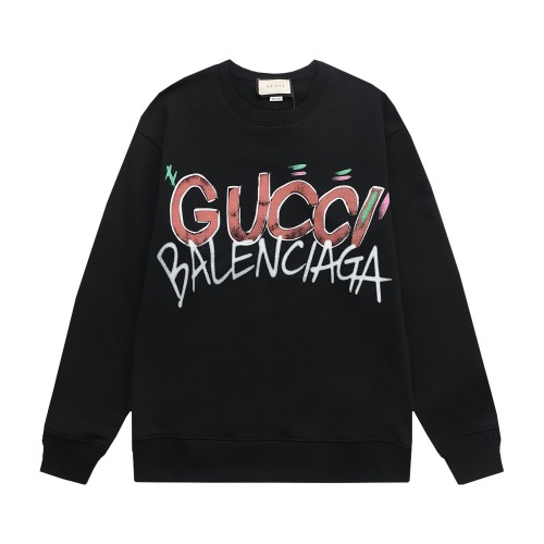 Gucci x Balenciaga Womens Mens Sweatshirt Luxury Brand Mens Sweatshirt   