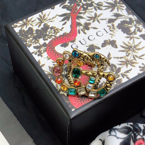 Gucci Luxury Men Womens Ring with Original Box