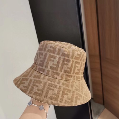 Fendi Men Womens Bucket Hat Luxury Brand Design Fendi Cap with Original Box  
