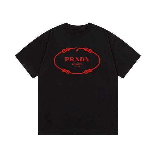 Prada Luxury Brand Men Womens Short Sleeve T-Shirt T shirts   