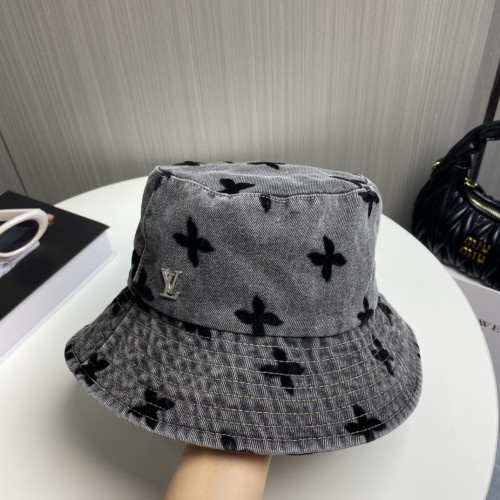 Louis Vuitton Womens Mens Cap Bucket Hat Luxury Brand with Original Box  