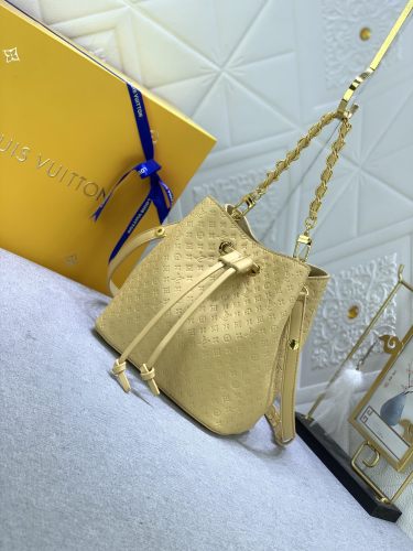 Louis Vuitton Womens Bag Handbags Luxury Brand Néonoé BB M22598 Black Calfskin