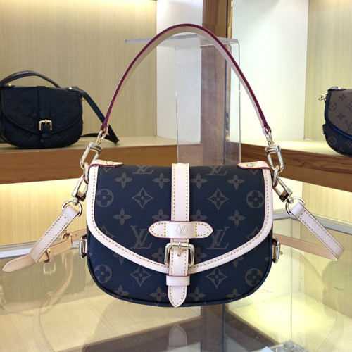 Louis Vuitton Womens Bags Shoulder Handbags Luxury Brand Fashion Type Saumur BB M46740 with Original Box  