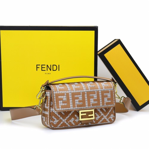 Fendi Womens Bag Shoulder Bags Luxury Brand Baguette bag Fashion Bags for Women with Original Box 8BR600A72VF1AQA