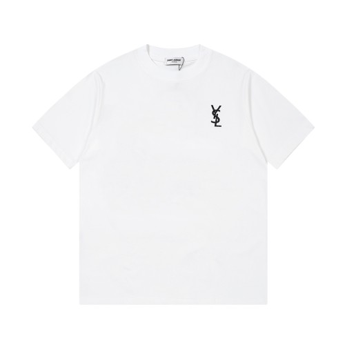 Saint Laurent YSL Luxury Brand Men Womens Short Sleeve T-Shirt   