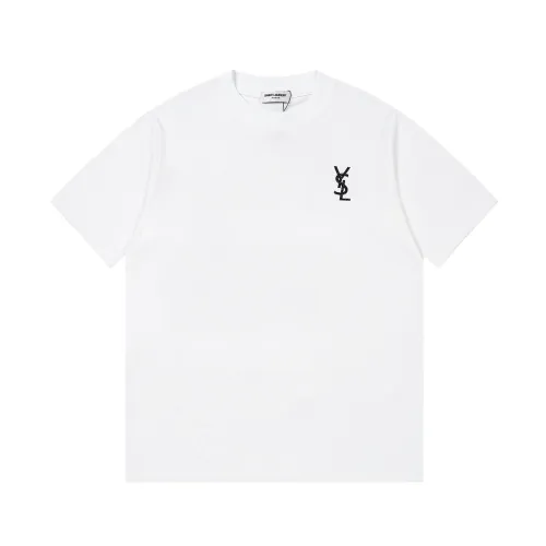 Saint Laurent YSL Luxury Brand Men Womens Short Sleeve T-Shirt   