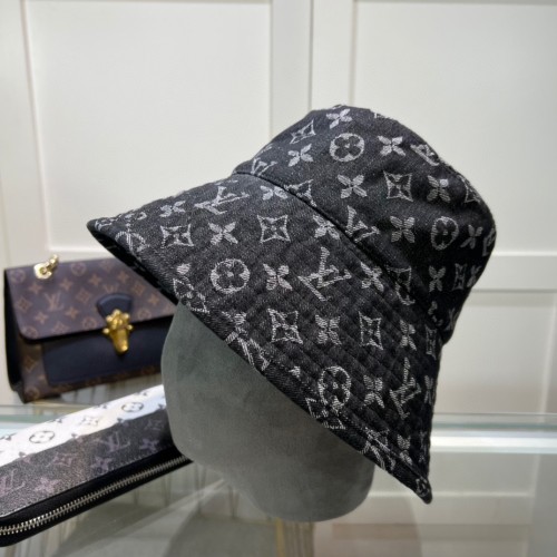 Louis Vuitton Womens Mens Cap Bucket Hat Luxury Brand with Original Box  
