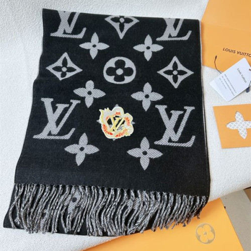 Louis Vuitton Scarves Men Womens Fashion Scarf with Original Box   