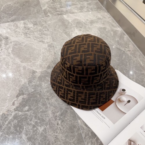 Fendi Men Womens Bucket Hat Luxury Brand Design Fendi Cap with Original Box  