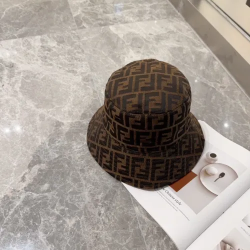 Fendi Men Womens Bucket Hat Luxury Brand Design Fendi Cap with Original Box  