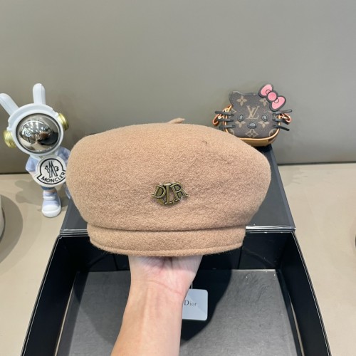 Dior Womens Beret Hat Luxury Brand Design Dior Cap with Original Box  