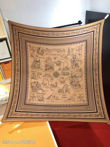 Hermes Scarves Womens Fashion Scarf Shawl 010
