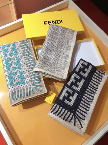 Fendi Scarves Men Womens Fashion Scarf096
