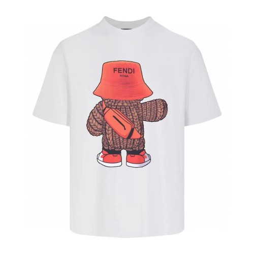 Fendi Luxury Brand Women Mens Short Sleeve T-Shirt   