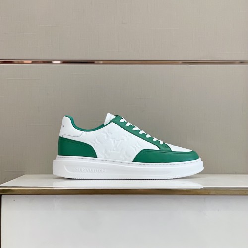 Louis Vuitton Men Shoes Fashion Sneakers RIVOLI Beverly Hills SNEAKER Luxury Brand Casual Shoes with Original Box