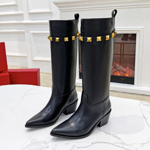 Valentino Garavani Women Fashion Ankle Boots Luxury Brand Vlogo Signature Calfskin Combat Boot with Original Box Whatsapp 
