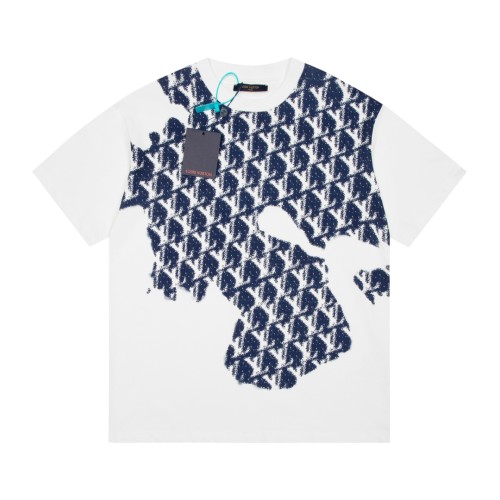 Louis Vuitton Luxury Brand Men Womens Short Sleeve T-Shirt   
