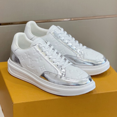 Louis Vuitton Men Shoes Fashion Sneakers RIVOLI Beverly Hills SNEAKER Luxury Brand Casual Shoes with Original Box