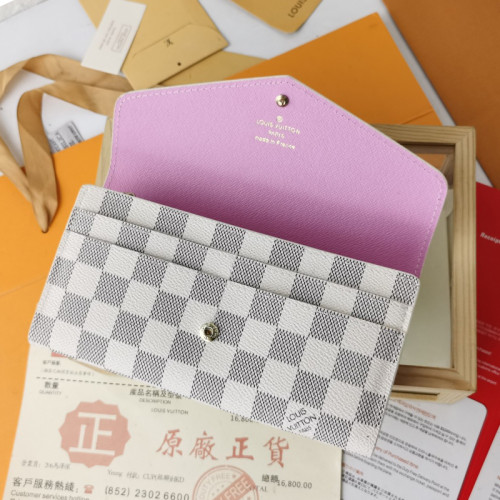 Louis Vuitton Mens Womens Wallets Purse Luxury Brand Designer Zippy WALLET with Original Box M60531