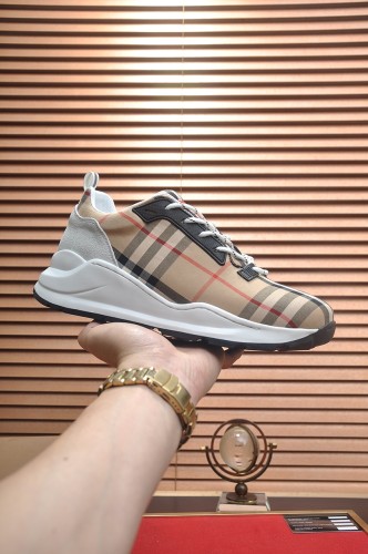 Burberry Men Shoes Fashion Sneakers Luxury Brand Vintage Cotton Sneaker with Original Box Whatsapp 