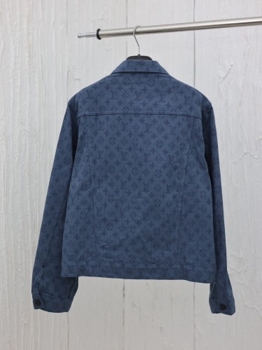 Louis Vuitton Men Womens Jackets Denim Coat Luxury Brand Mens Jackets Top Quality   