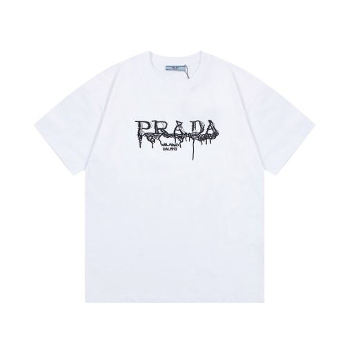 Prada Luxury Brand Men Womens Short Sleeve T-Shirt   